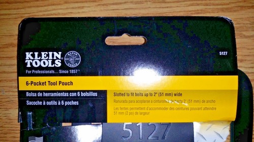 klein 5127 tool pouch