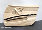 ✅ OEM BMW E90 E91 Front Passenger Side Door Card Panel Trim Leather Dakota Beige