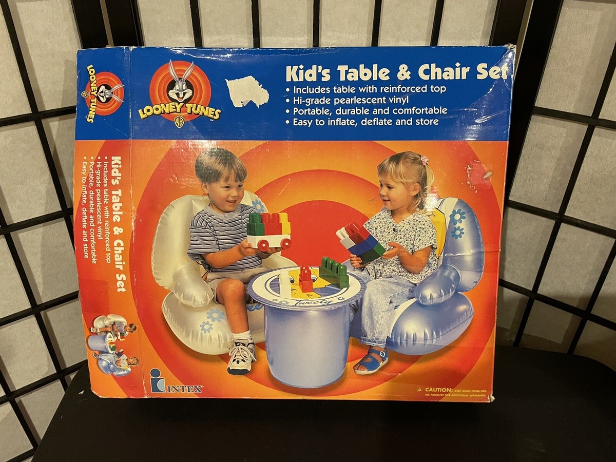 Kids Table And Chairs Set Intex Looney Tunes Tweety Bird