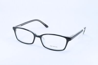 Unbranded KP3000 Black-Crystal Rectangle Girls Full Rim 49-16-135 Eyeglass