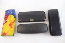Lot 4 Vintage Eyeglasses Cases Chanel, Verasce w/Cleaning Cloth, Tahoun  Floral