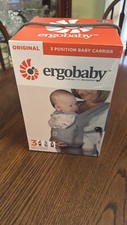 Ergobaby Orig 3 Position Front Back Hip Baby Carrier Gray Starburst For 12-45 lb