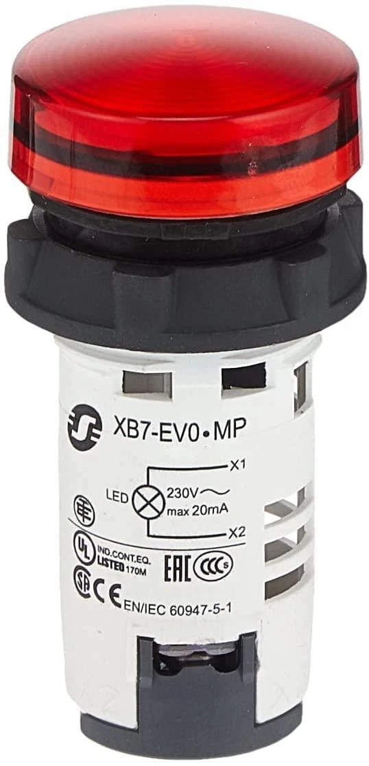 Schneider PILOTO LED 230-240 V AC IP65 Rot XB7EV04MP EAN  