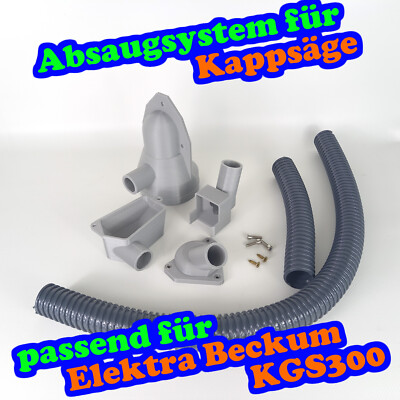Absaugsystem passend für Elektra Beckum KGS 300 - Absaugung von Rapid Factory