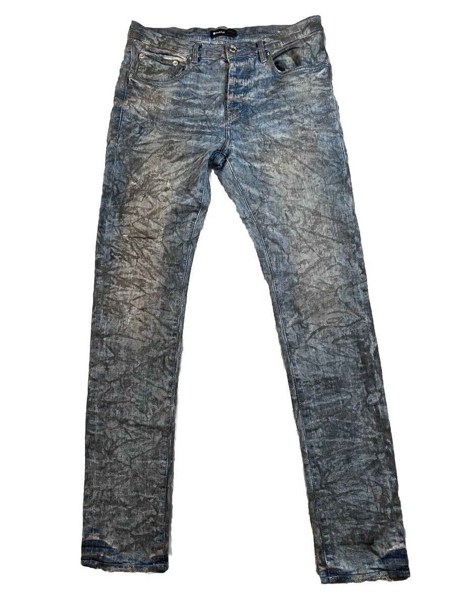 Purple Brand Jeans Mens Size 32 Blue Indigo Mechanic Low Rise
