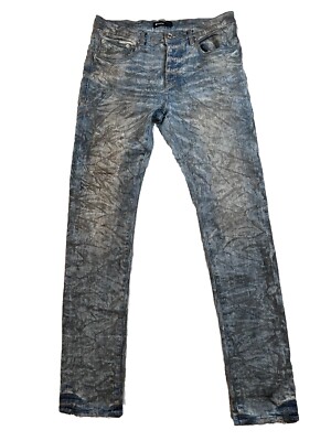 Purple Brand Jeans Mens Size 32 Blue Indigo Mechanic Low Rise