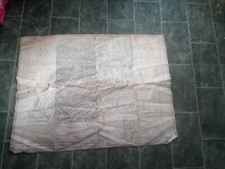 DUŻA 1959 stara antyczna mapa obudowy UKEA w Thurso Caithness Dounreay jądrowa