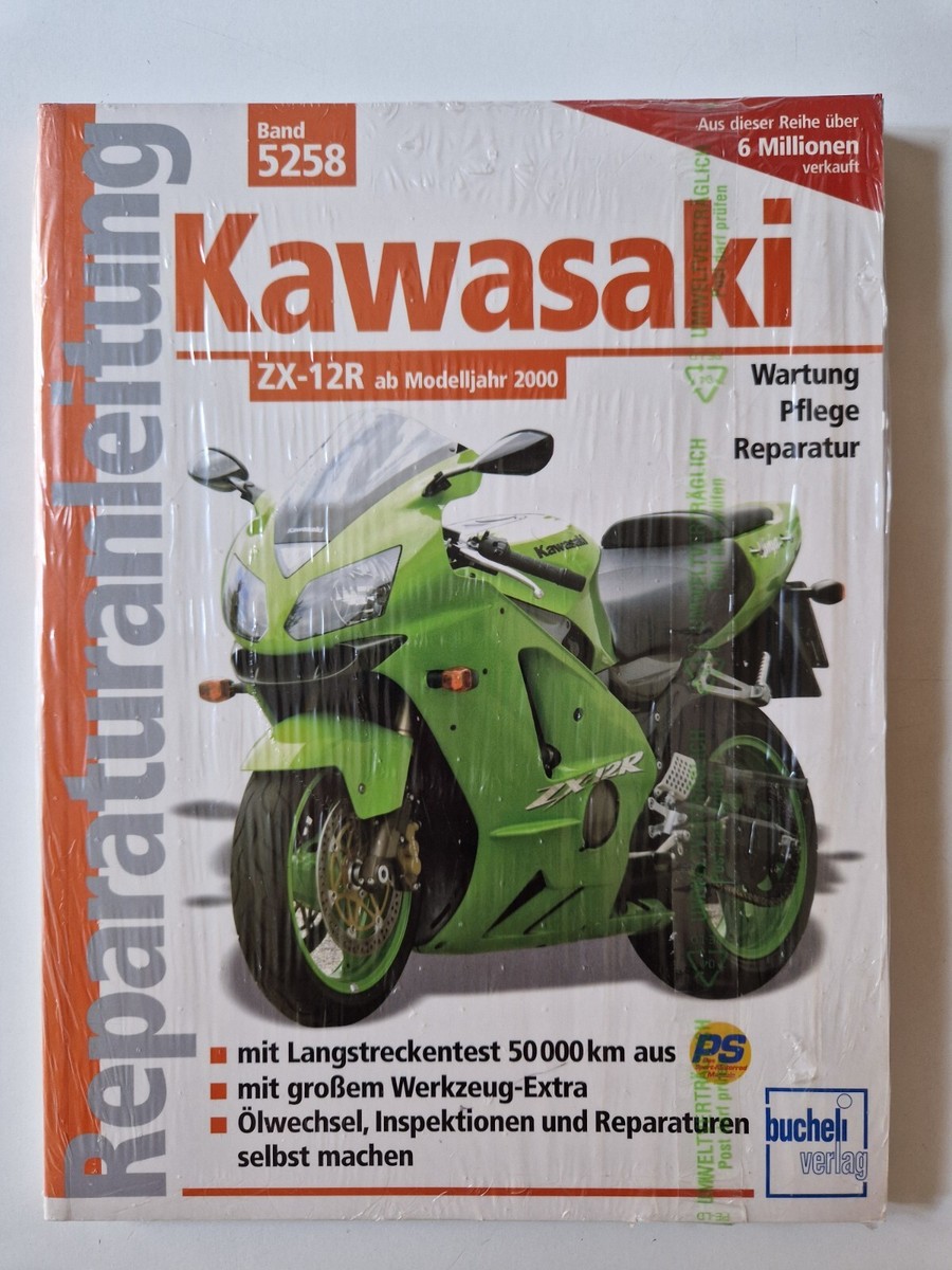 Repair Manual 5258 Kawasaki ZX-12R And ZX12R From 2000 To 2005