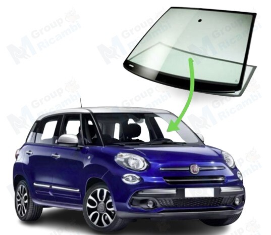 AUTOELEGANCETUNING - AUTOELEGANCETUNING - FIAT 500L 2012+ KIT 4 DEFLETTORI ARIA FINESTRINI ANTITURBO IN ABS