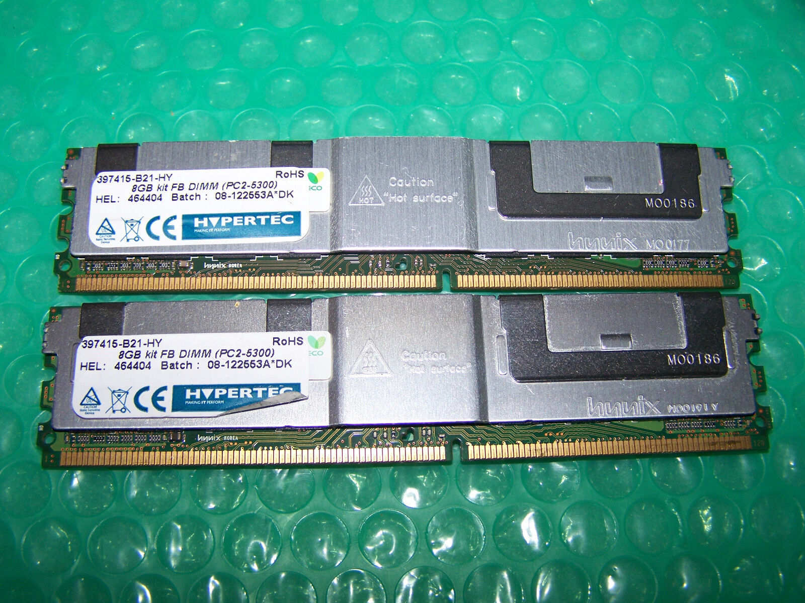 8GB Hypertec PC2-5300 DDR2  667MHz Fully Buffered RAM (2x 4GB Kit)