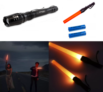 Torcia LED 400 Lumen Zoomable | 4 Modalità, Antiurto, Impermeabile IPX4 Per Campeggio Ed Emergenze - Foto 9