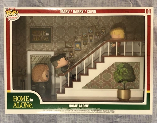 NEW 2022  FUNKO POP DELUXE MOVIE MOMENT HOME ALONE  KEVIN, HARRY ,MARV VHTF