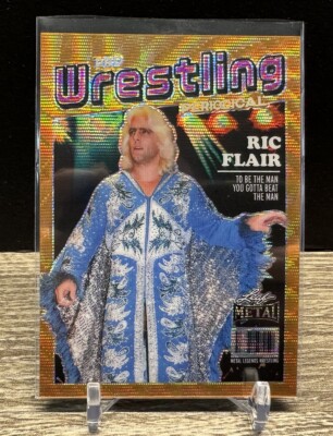 2024 Leaf Metal Wrestling Legends RIC FLAIR GOLD PERIODICAL 1/1 TRUE 1/1 #WP-18