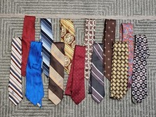 Lot Of 13 Vintage 60s 70s 80s Neckties Ties Clip Ons Ketch Via Re Wembley  MORE