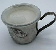 sippy cup Silver Vintage