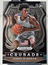 2020-21 Panini Prizm Draft Picks Crusade #82 James Wiseman RC Golden State