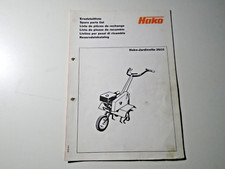 Ersatzteilliste Hako-Jardinette (3605) Motor B&S Original Hako Hausdruckerei