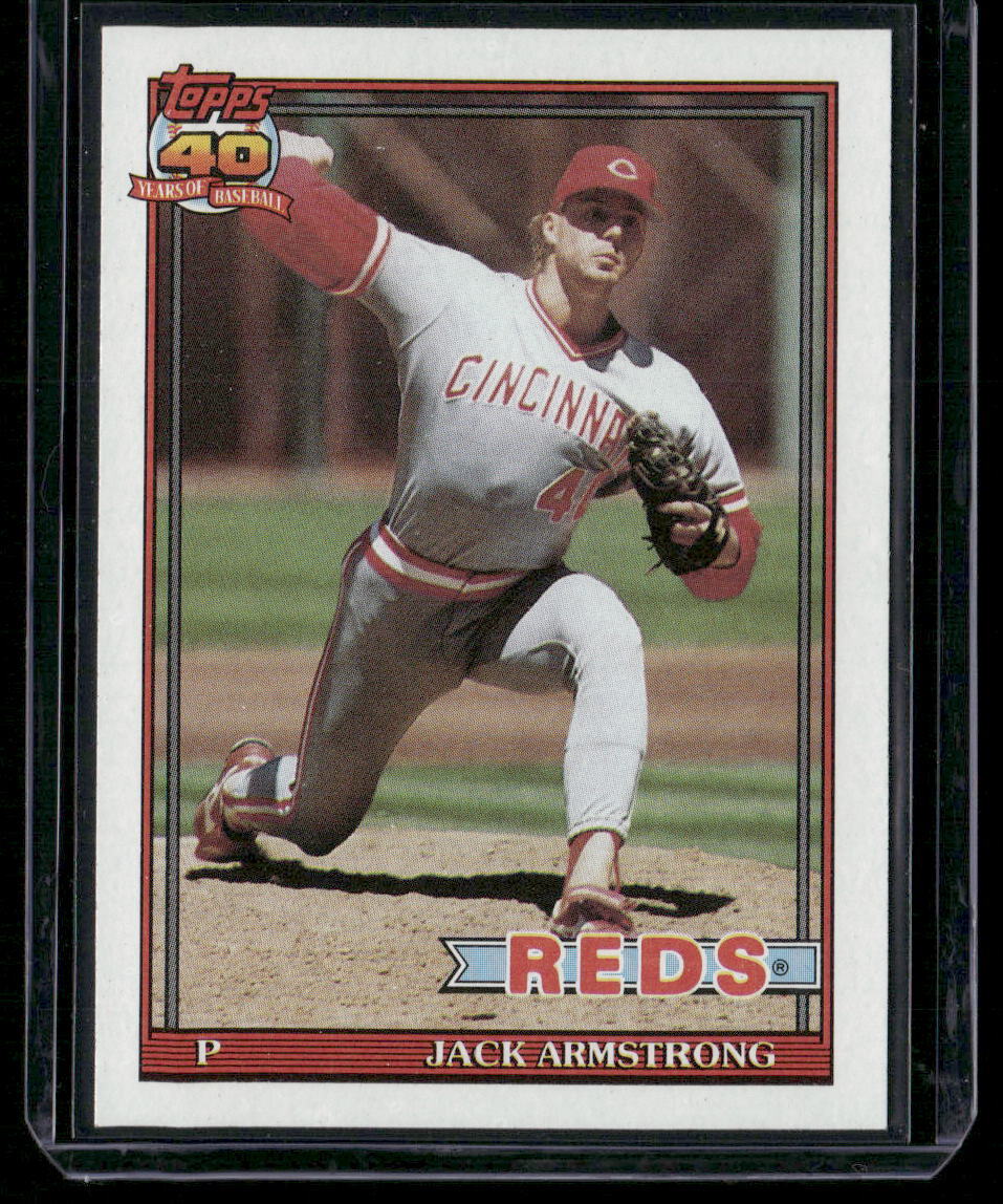 1991 Topps #175 Jack Armstrong Cincinnati Reds