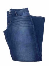 Lee Riders Womens Jeans Bootcut Dark Wash Denim, Size 16M - Pre-Owned Condition