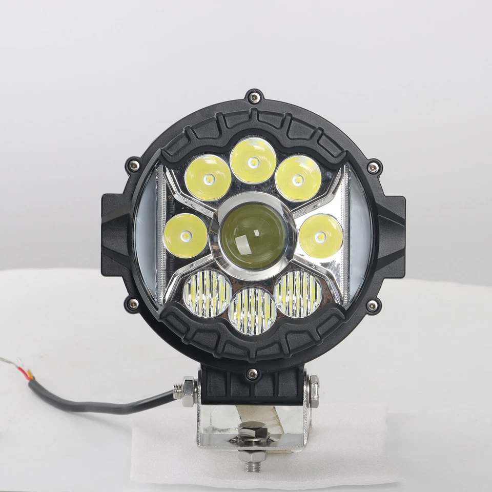 Vainas de luces láser LED de punto de tirador lateral de 7" 3 piezas para camioneta Chevy Dodge Ford Jeep Foto 3 de 4