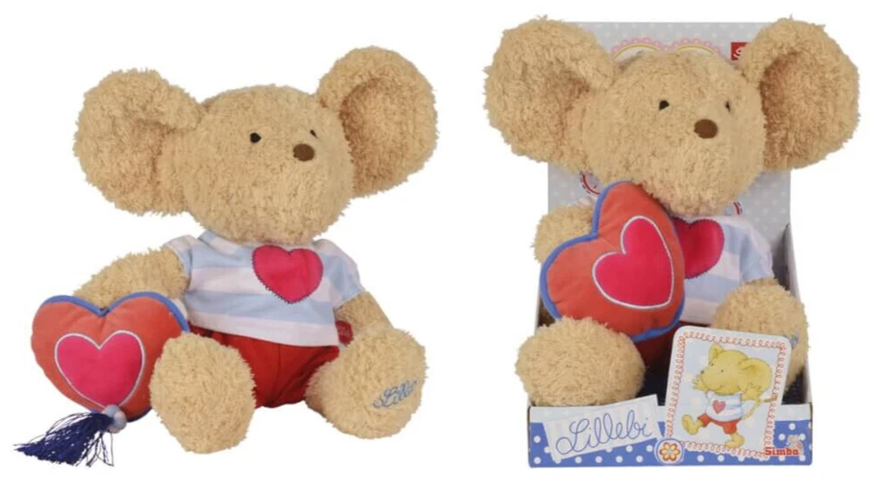 Lillebi Maus Plüschtier Steinbeck 35 cm Kuscheltier Schmusetier Plüschmaus NEU ♥