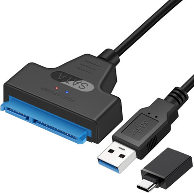 SATA to USB 3.0 Adapter Cable for 2.5 Inch Hard Drive HDD/SSD Data Transfer, Ext