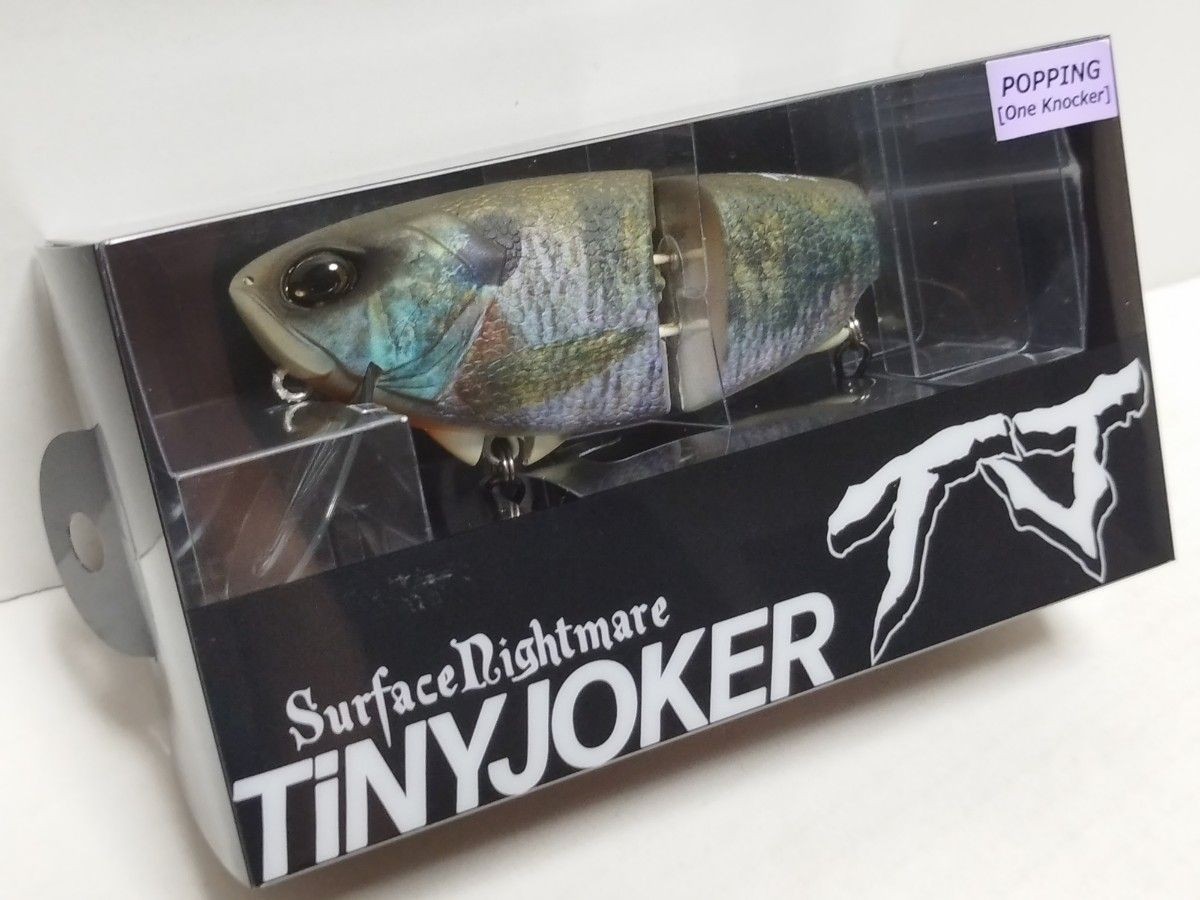 DRT TiNY JOKER TJ GILL Bone Color 1.5on 3.6inch Topwater Lure NEW