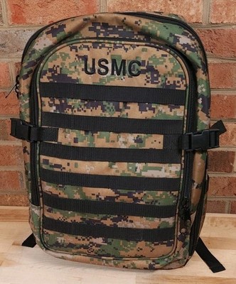 Vanguard Marine Corps Molle Backpack Digital Woodland Travel Bag