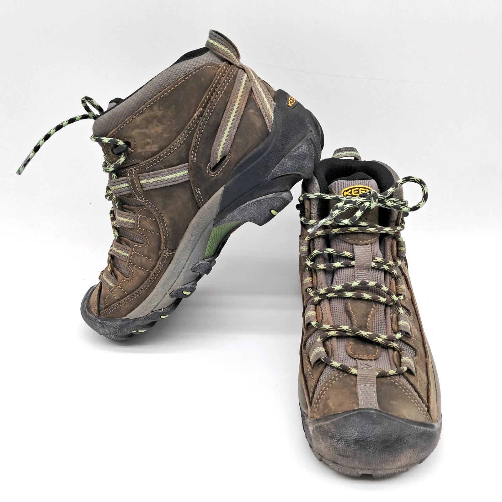 Keen Targhee II Brown Waterproof Mid Hiking Boots 1004114 Womens Size 8 Gorpcore