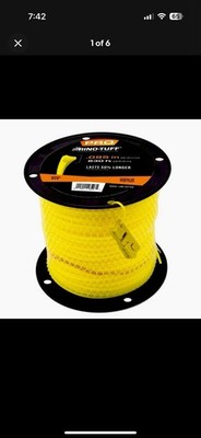 Rino Tuff Heavy Duty Trimmer Line 095in 830ft Professional Grade Lawn Tool