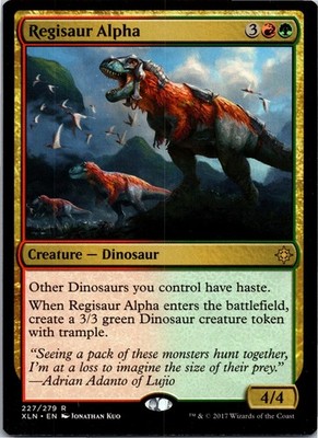 Regisaur Alpha Ixalan 227 FOIL Near Mint