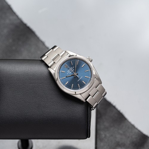 Rolex Oyster Perpetual Air-King Blue Stainless Steel OYSTER 34mm 14000 Watch