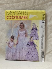 McCall's Costume Pattern M4628 UNCUT Miss Kids Small - XL Witch