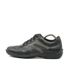 Jomos Herren Aircomfort Freizeitschuhe Schwarz Leder Sohle Schnürschuhe EU 40