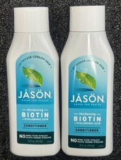 JASON Thicken  Restore BIOTIN  Hyaluronic Acid Conditioner 16 oz  2-pack 