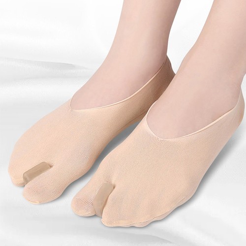 1Pair Big Toe Bunion Pad Fabric Gel Protect Hallux Valgus Corrector Sock - Afbeelding 7 van 13
