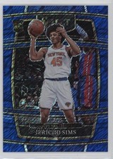 2021 Panini Select Concourse Blue Shimmer Prizm Jericho Sims #87 Rookie RC 10j9