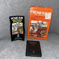 Vintage 1978 Atari Home Run Video game in Box w/ Instructions