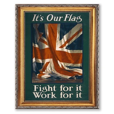 Union Jack Flag Wall Art Canvas Oil Paintings Reproduction