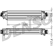 Denso DIT01002 Ladeluftkühler für ALFA ROMEO GIULIETTA 940