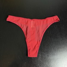Vintage Y2K EXPRESS Womens M Red Sheer Mesh Thong Panties Nylon NEW/Unworn