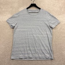 Banana Republic T Shirt Mens Size Large Blue Heathered Short Sleeve Soft Wash