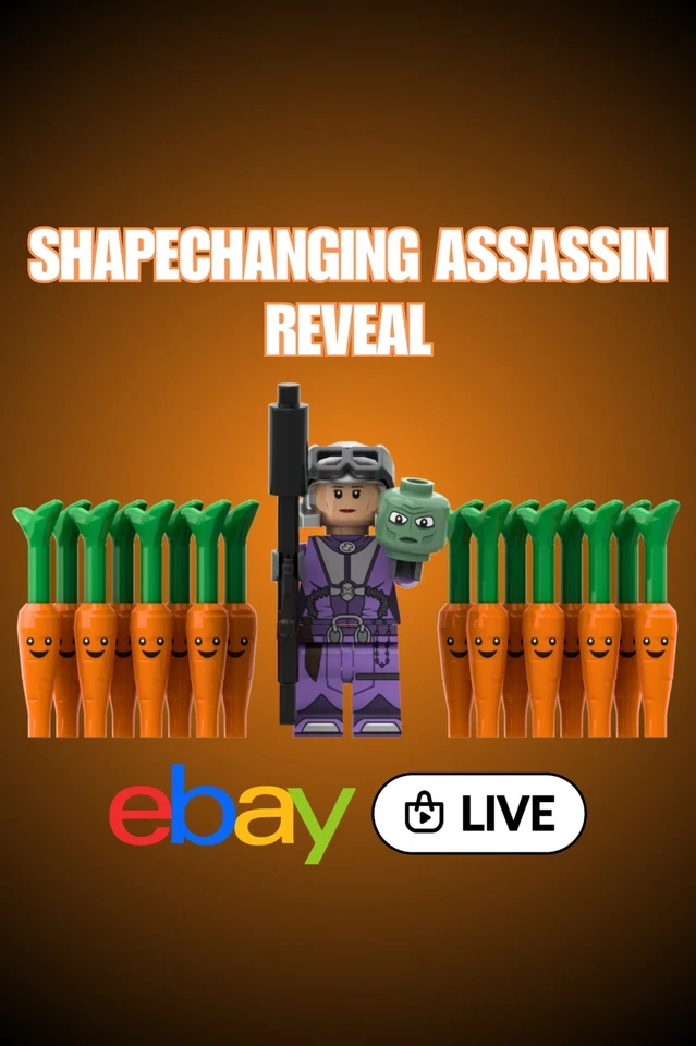 Shapechanging Assassin Reveal - Individuell bedruckte Minifiguren & Teile🥕