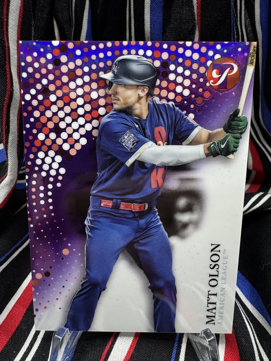 Matt Olson - #64/99 - PURPLE REFRACTOR - 2022 Topps Pristine - 294