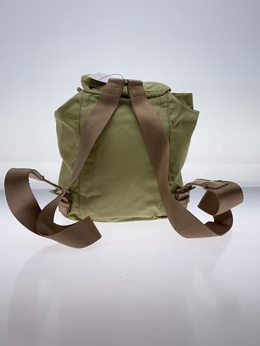 PRADA Backpack Nylon KHK Solid - image 3