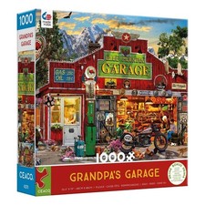 Ceaco jigsaw puzzle; Grandpa's Garage by Chris Bigelow; 1000 pcs 3315-7