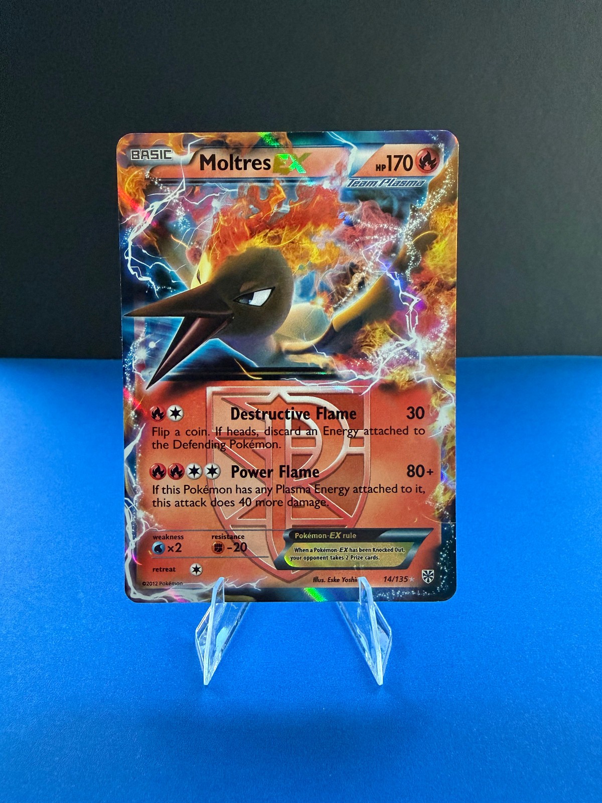 (NM) Moltres EX (Team Plasma) 14/135  - Pokemon Plasma Storm