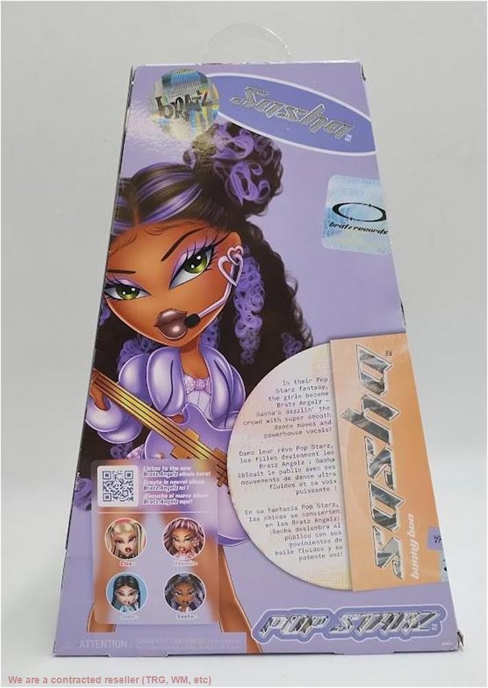 Детская кукла Bratz Pop Starz - Sasha See Details — фото 4