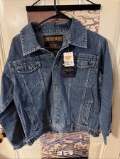 Comfort Denim Jacket woman  s Medium Dark Blue