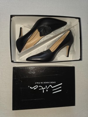 EVITA ARIA Damen Pumps - Glattleder Schwarz